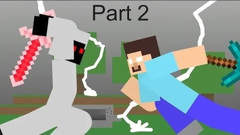 Minecraft Sticknodes Part 2 | The Battle of Myths | Entity 303 Vs Herobrine