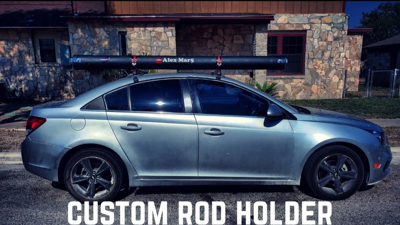 DIY Custom ROOF RACK ROD HOLDER !! 