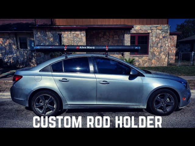 DIY Custom ROOF RACK ROD HOLDER !! 