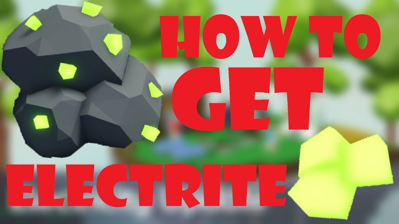 HOW TO GET ELECTRITE ROBLOX ISLANDS YouTube
