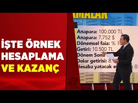 Kur korumalı TL mevduat hesabı nasıl işleyecek? İşte örnek hesaplama ve kazanç.