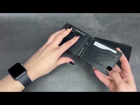 Кожаный зажим для денег Crazy Hourse Grande Pelle 125110 video