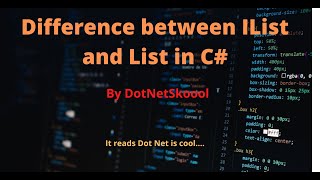 List vs IList in C#