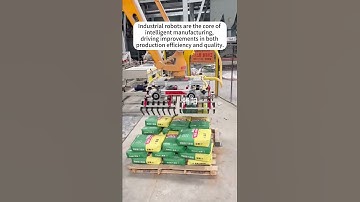 Industrial robots are the core of intelligent manufacturing. #factory #industrialrobots #robotic