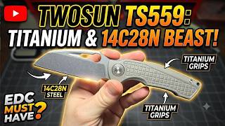 TwoSun TS559 - Titanium Tank!! This is a Great Knife!