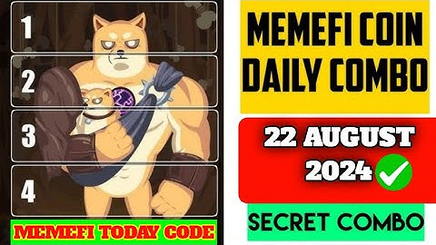 22 August memefi secret code today| MEMEFI today combo | MEMEFI free coins 5 million | memefi new |