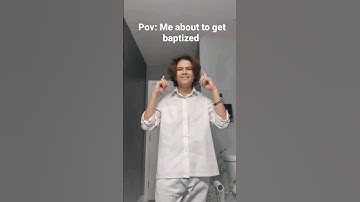 Pov: me about to get baptized #christian #baptism #shorts #fyp