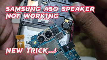 Samsung A50 Ringer not working | speaker not working
