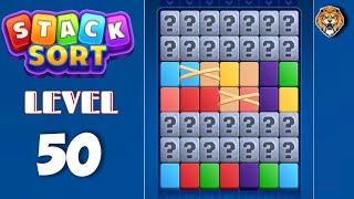 Stack Sort : Color Puzzle Level 50 Walkthrough