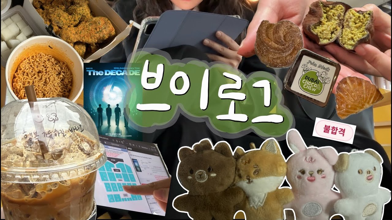 면접보고 데이식스 콘서트 티켓팅 하는 브이로그