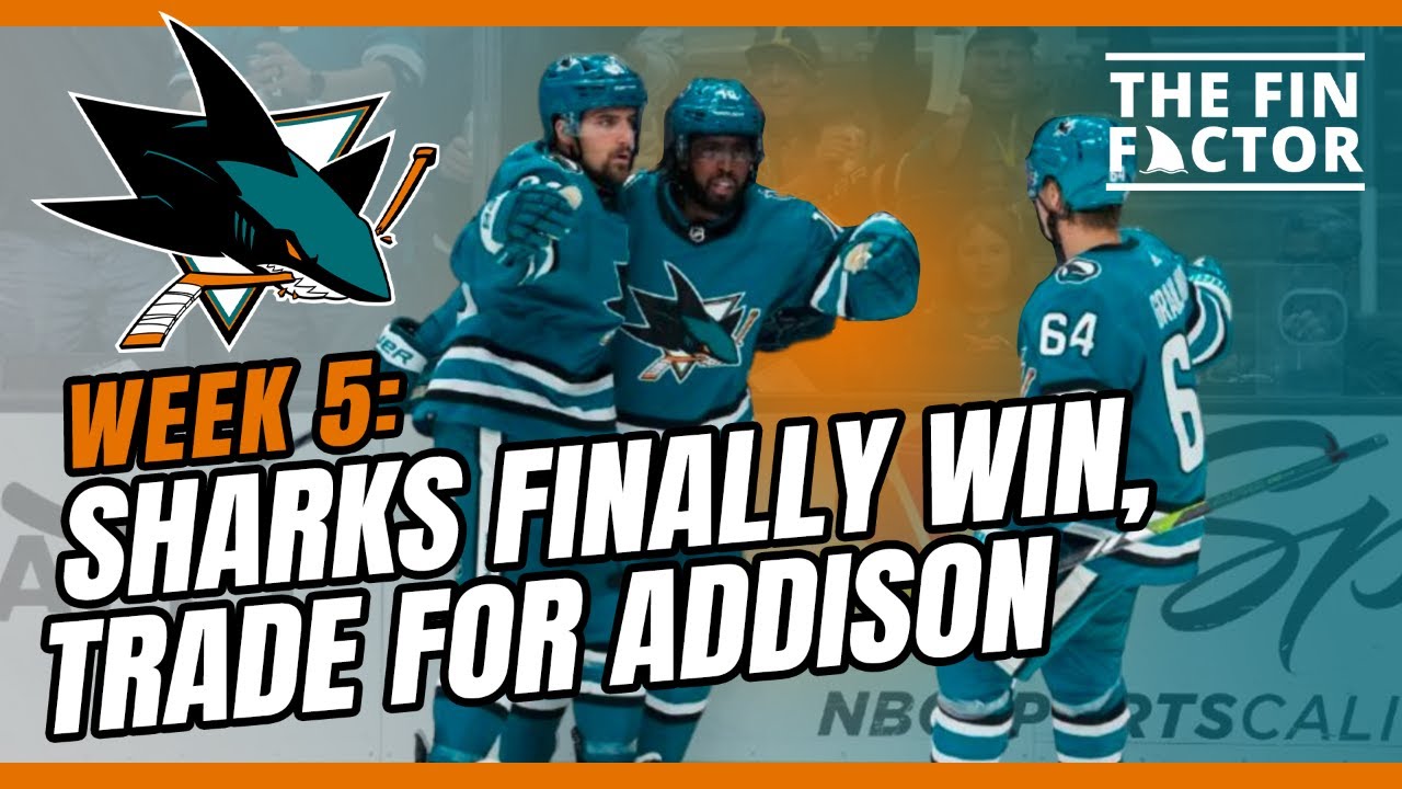 Sharks Finally Win, Trade for Addison (Ep 188) - YouTube