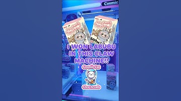 I WON Labubu in this Claw Machine! #labubu