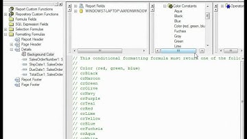 Crystal Reports Tutorial | How to Highlight Every Other Row | ReportingGuru
