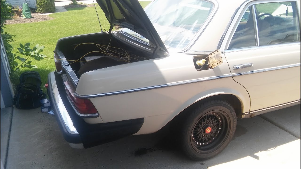 Water In My Mercedes W123 Trunk You Water In My Mercedes W123 Trunk