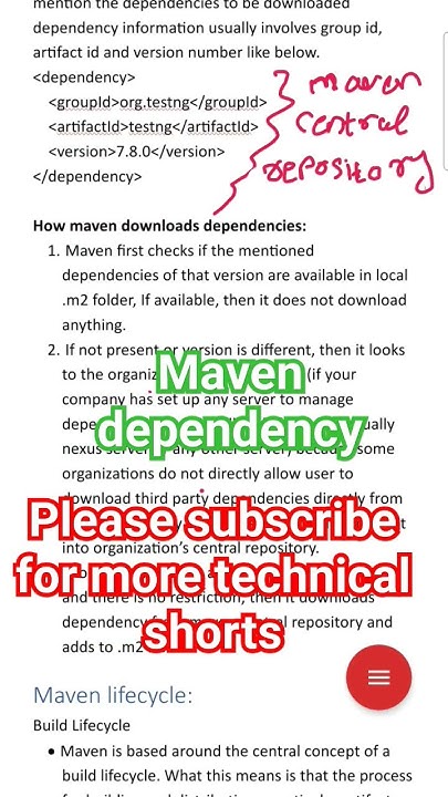 Maven dependency | How to add dependency in pom.xml #maven # ...