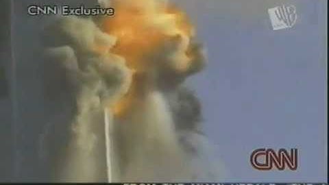 Rare angle Of The 2nd Plane hitting the World Trade Center ( Twin Towers )
