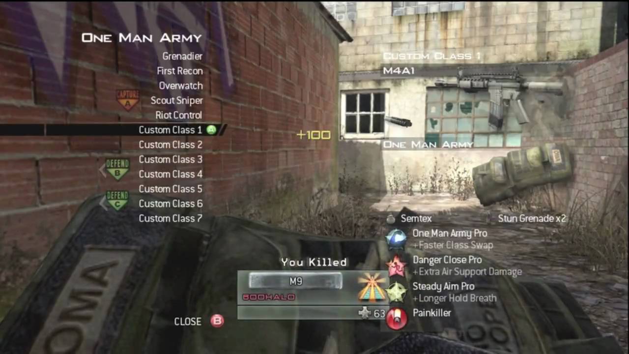 Modern Warfare 2 Using One Man Army Tips And Tricks For Better Gameplay Or For Fun W O Noobtubes Youtube