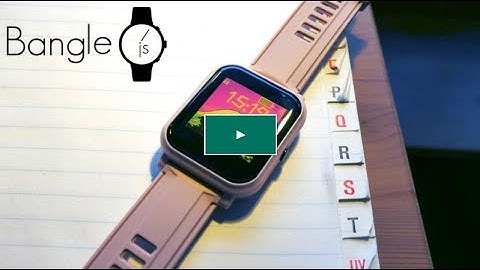 Bangle.js 2: The Open Smart Watch