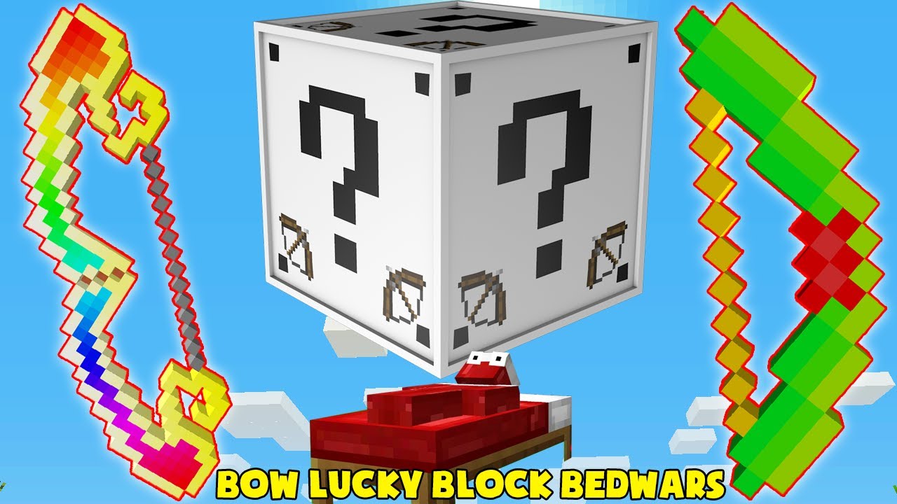 MINI GAME : BOW LUCKY BLOCK BEDWARS ** THỬ THÁCH TÌM CÂY CUNG VIP VÀ BẢO VỆ GIƯỜNG ???