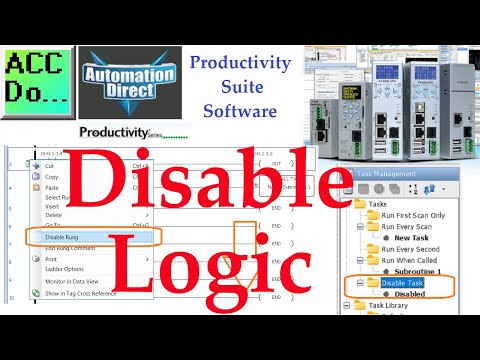 Productivity PLC Disable
