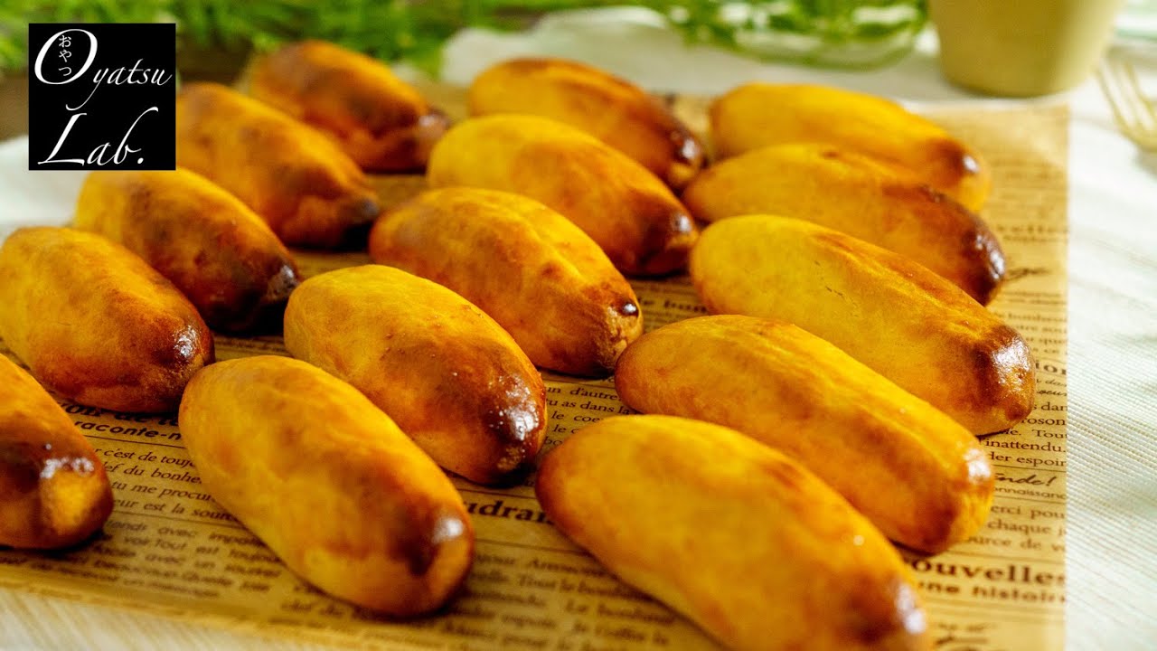 [5 Ingredients ] Japanese Sweet Potato Cake (Cooking Sound/ ASMR