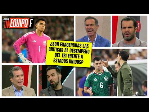 SE HARTÓ Paco Gabriel explotó por comparación entre ESTADOS UNIDOS y MÉXICO tras derrota | Equipo F