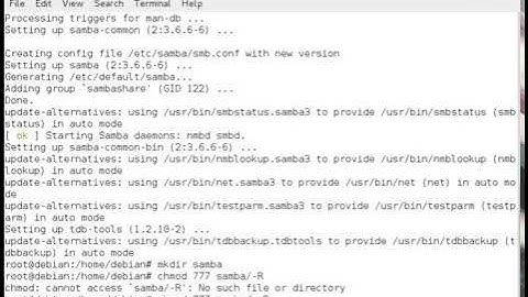 CARA KONFIGURASI SAMBA SERVER || DI LINUX DEBIAN 7