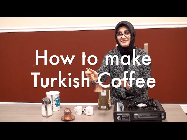 COMMENT FAIRE DU CAFE TURC - turk kahvesi 