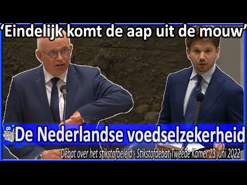 Gideon van Meijeren 'Nederland moet eigen voedselzekerheid waarborgen' Henk Staghouwer Stikstofdebat