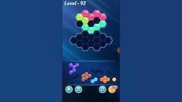 Block Hexa Puzzle Rainbow C Level 92 Walkthrough