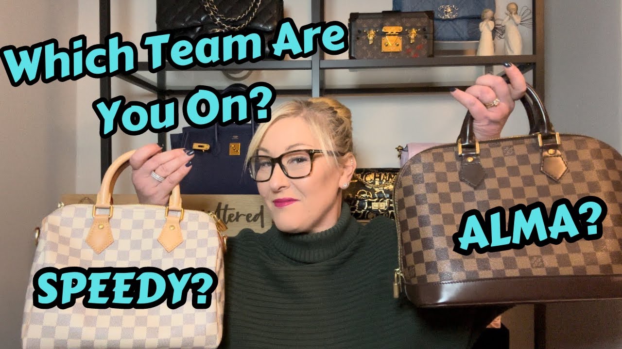 LOUIS VUITTON SPEEDY VS ALMA - WHICH ONE IS BETTER? SPEEDY25? ALMABB?  CAN YOU LOVE BOTH?
