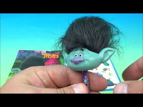 2016 Dreamworks Trolls Set Of 6 McDonalds Happy Meal Collection Video Review