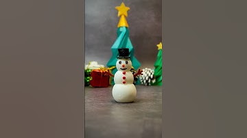 Articulated Snowman ☃️ on Cults3D link in bio 🔗 #3d #3dprinted #3dprinting