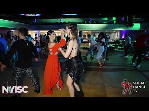 Michelle & Doria - Salsa social dancing | New York International Salsa Congress 2023