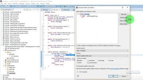 Form handling using javabean   Part 2