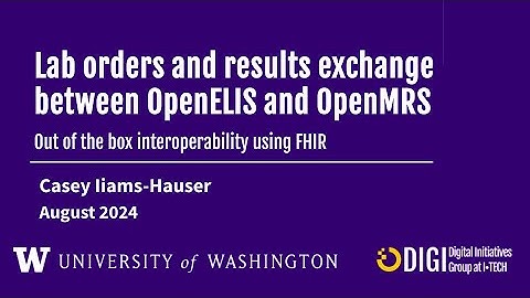 EMR and LIS order and results exchange between OpenMRS and OpenELIS using FHIR