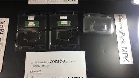 MPK 1918-003 DDR4 so dimm memory ram esd plastic clamshell box packaging