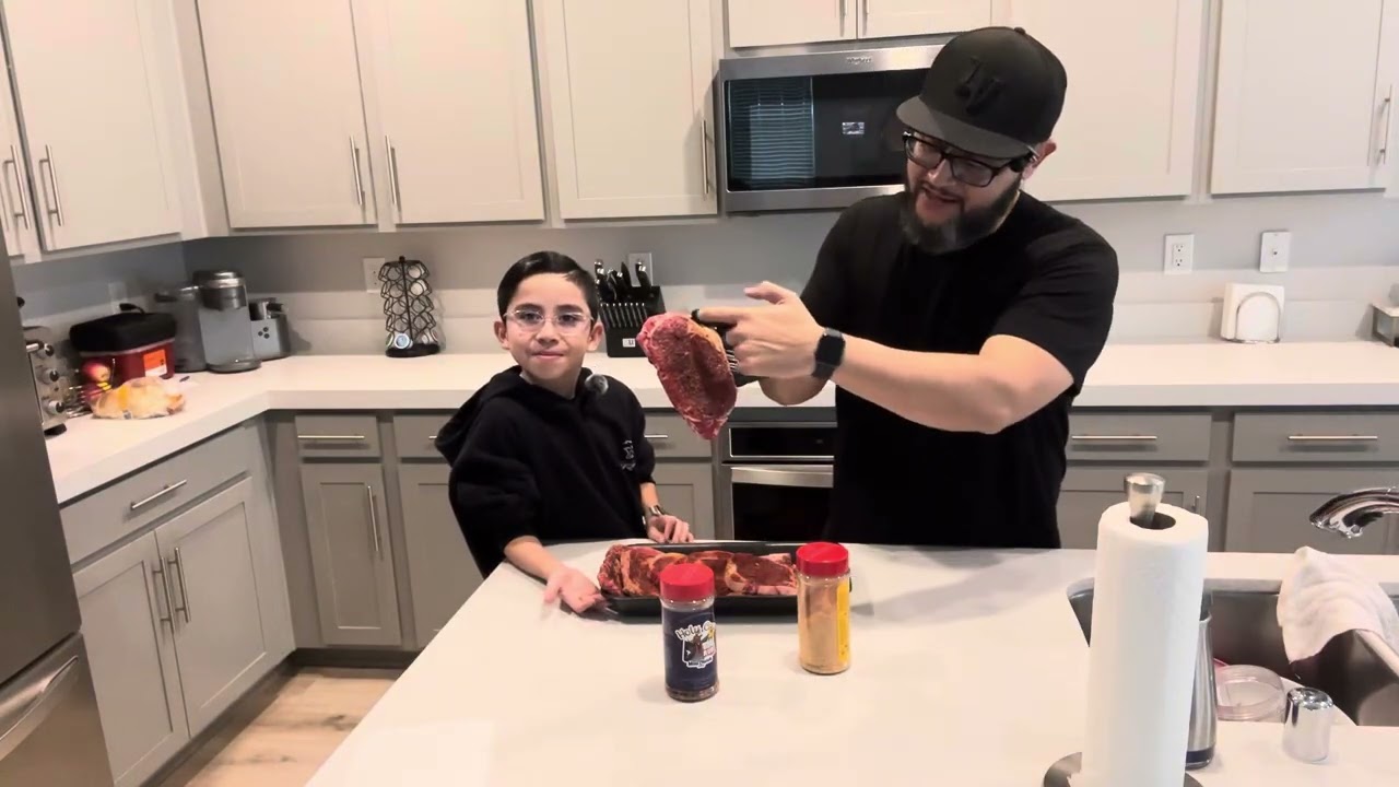 Learning how to grill Ribeye Steaks!