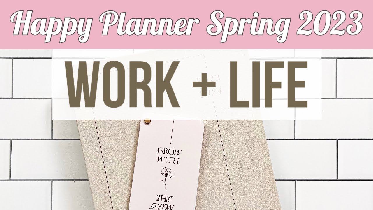 NEW! Happy Planner Work + Life - Classic Planner & Sticker Flip Through ...