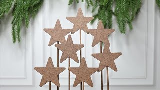 Willow Tree Metal Star Backdrop For Classic Nativity Scene