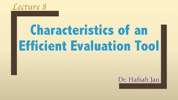 Concept of Reliability by Dr. Hafsah Jan