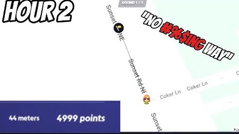 I played Geoguessr until I got a perfect score…