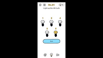 Brain Out Level 81 Light up the 4th bulb #brainout