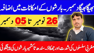 Pakistan Weather Update | 26–30 Nov & December Forecast | Rain, Fog & Cold Wave Alert