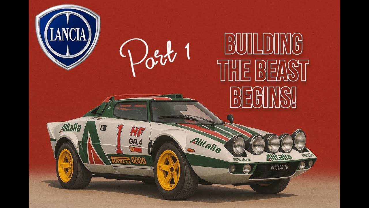 CHASSIS BUILD BEGINS! 🛠️ ASSEMBLING THE LANCIA STRATOS HF GR.4 | #italeri  1/12 (KIT 4714)