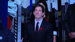 The 2013 Hall of Fame Class Opening Faceoff - November 8th, 2013