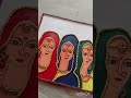 Clay work # acrylic colour # three Indian women# piku gautam art#motivation #indianart