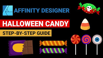 Affinity Designer | How to Design Halloween Candy?