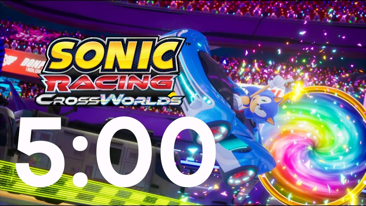 Sonic R Timer 5 Minute Timer | Sonic the Hedgehog | Sonic Racing : Crossworlds - YouTube