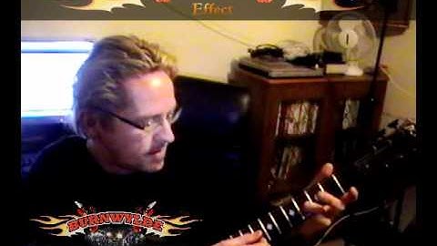 Church bell sound with guitar